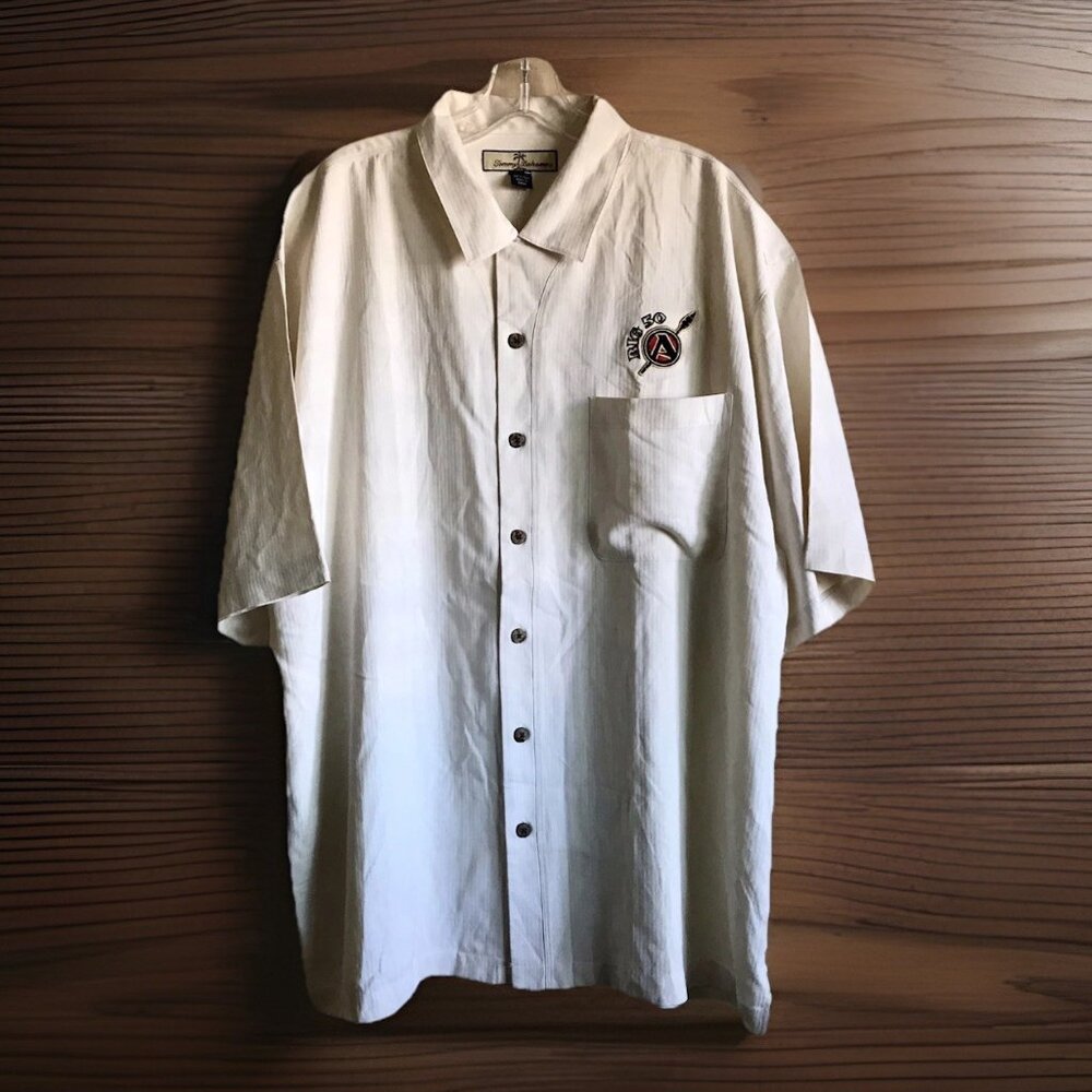Vintage Tommy‎ Bahama Men’s XL Silk Camp Shirt – San Diego State Aztecs - Big 50